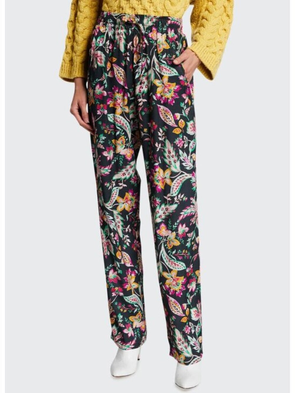 EUC Isabel Marant Etoile Benton Floral Straight Leg Pant 36, S $535
